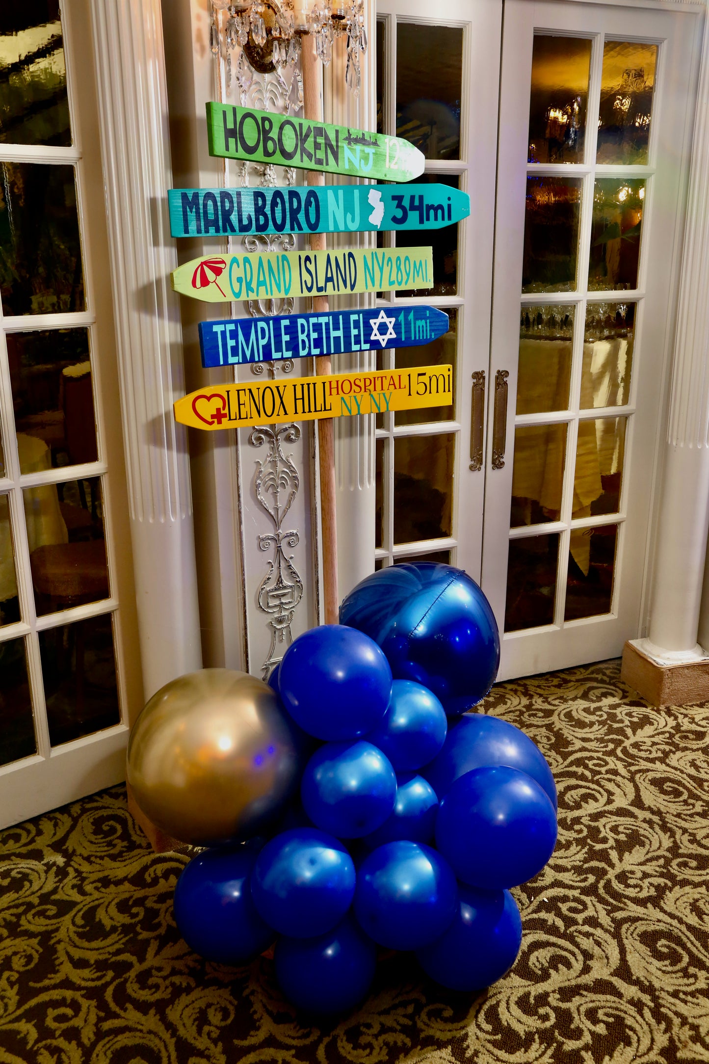 Directional  signs,destination signs  personalized mile marker stake, personalized destination arrows, outdoor garden stakes, pool decor