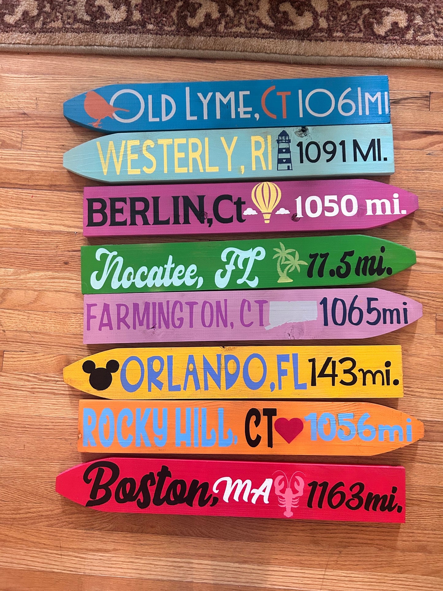 Directional  signs,destination signs  personalized mile marker stake, personalized destination arrows, outdoor garden stakes, pool decor